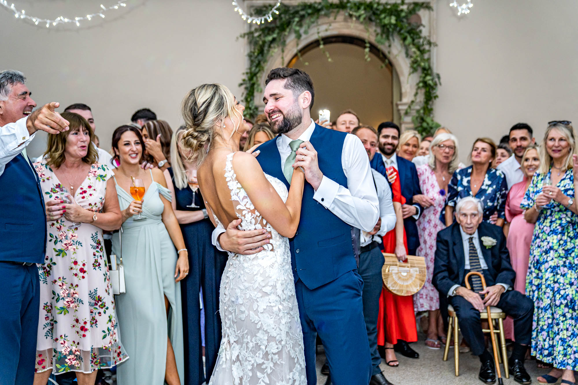 Bride and groom's first dance.