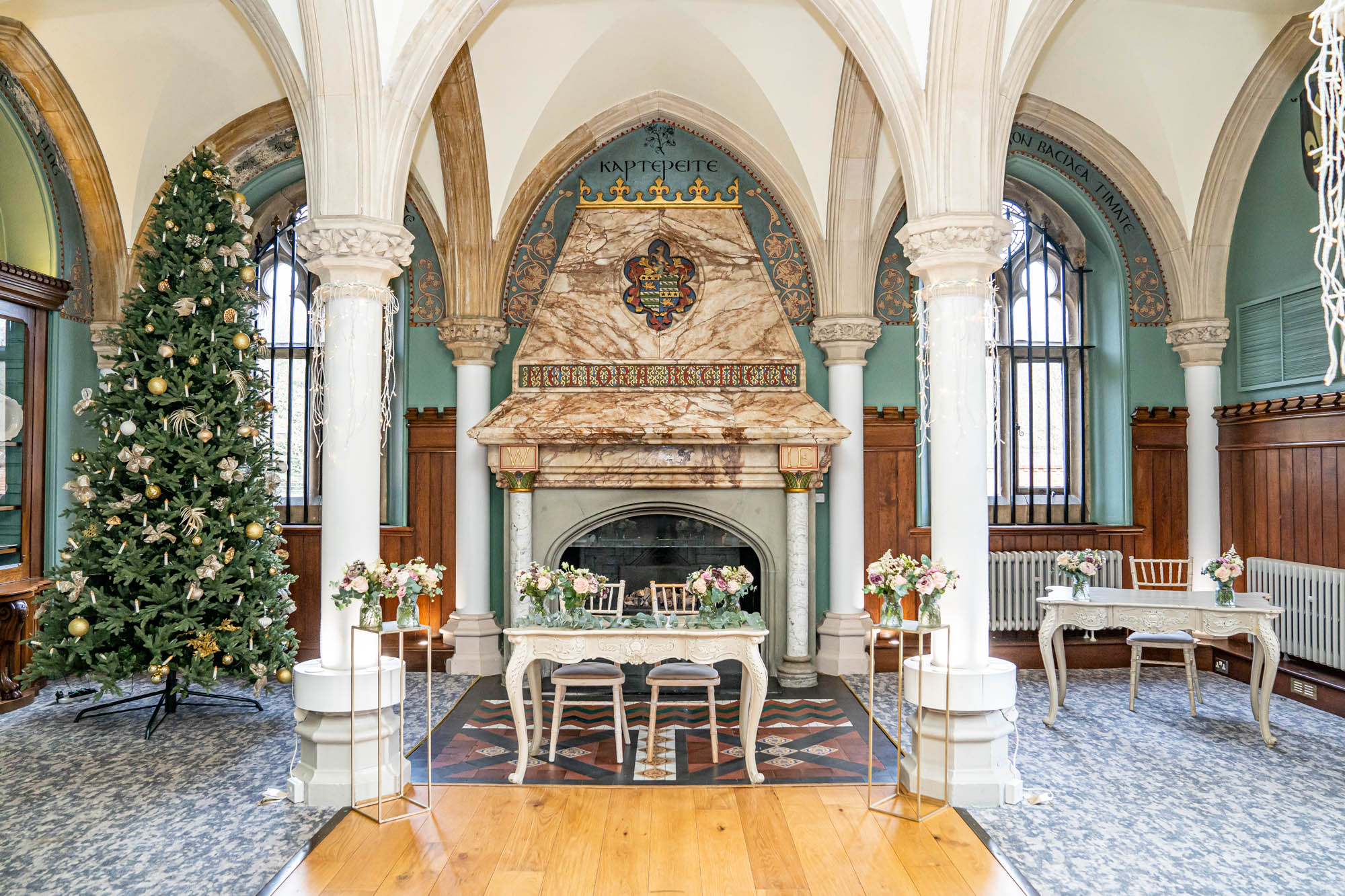 Wedding ceremony room